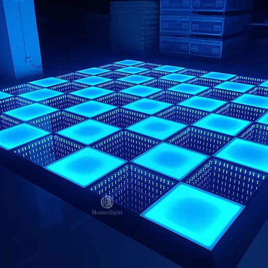 3D зеркало для танцпола дорожка закаленное стекло панель глянцевое мероприятия ночной Диско клуб сценический свет