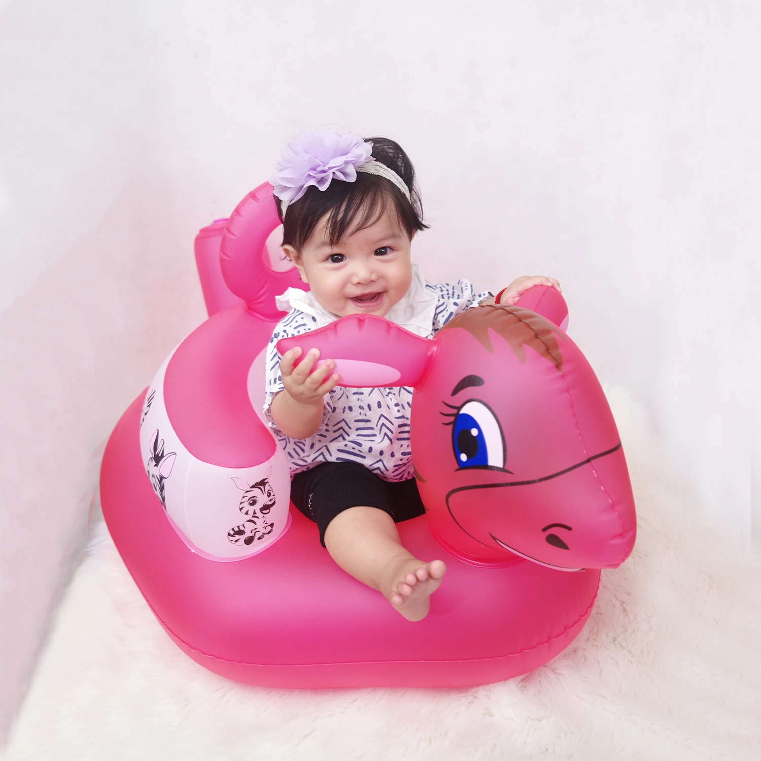 
XHC Wholesale baby learn to sit on inflatable seat Multi-functional baby shower sofa chair Protect your sweetheart 