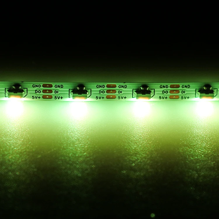 thin addressable rgb side emitting 5mm 60leds 60pixels sk6812 ws2812b smd4020 mini rgb led strip