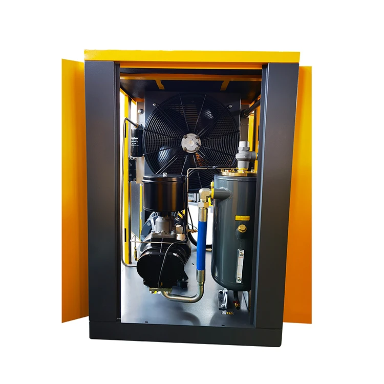 China Manufacturer Factory Best Price 15 Kw Industrial Rotary Efficiency Magnetic Variabie Speed Screw Air Compressors