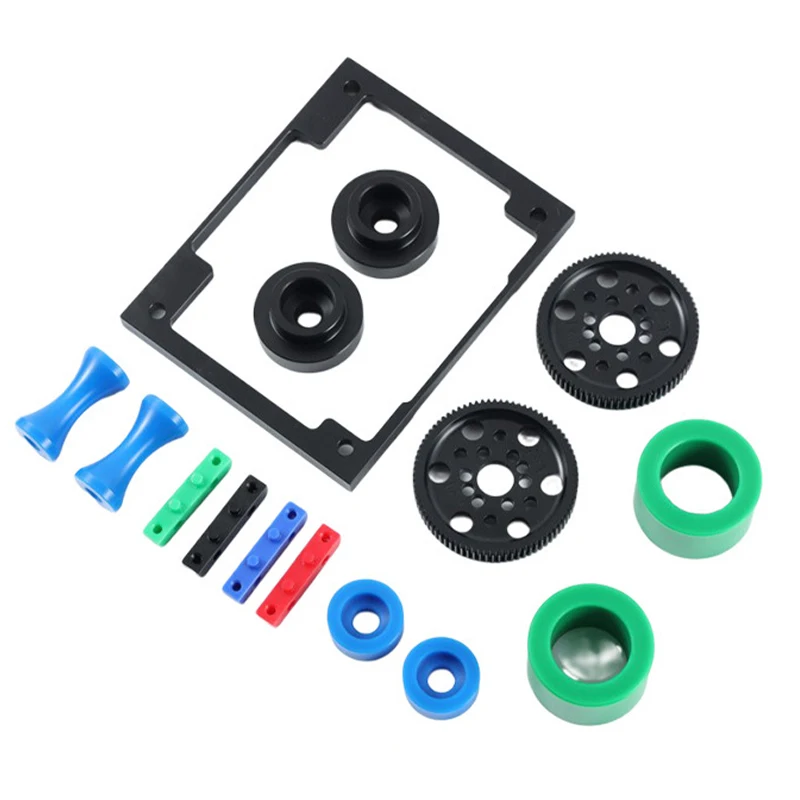 Milling Plastic Tube Parts Peek Uhmwpe Ptfe Pom Nylon Pa Pe Cnc Machine Part