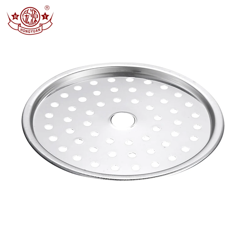 New style steaming fish dumpling dish stainless steel plate with hole