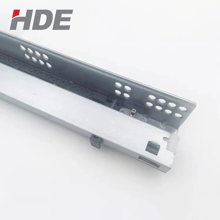 
Factory Top Grade Hot Selling Metal Tandem Concealed Drawer Slides Full Extension Soft Closing Undermount Slide 