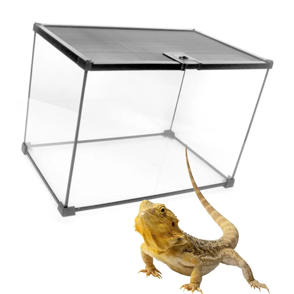 Reptile Glass Tank Crawler Glass Tank Horned Frog Spider Guard Palace Lizard Tortoise Breeding Box Box Beetle Rainforest
