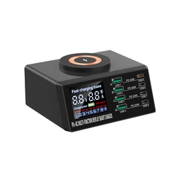 New model  8 Port charge laptop with magnetic wireless  QC3.0 Multi Ports fast charger USB Charging Station