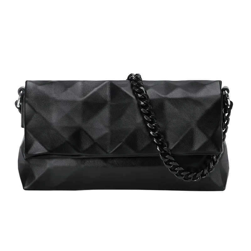 Amiqi LG03 Latest Luxury Ladies Girls Single Shoulder Bag Rts Fashion Women Pu Leather Handbags Rhombus grid bag