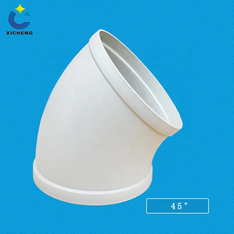 Ventilation Pipe Fittings Elbow PP PVC Pipe Joint Plastic Elbow