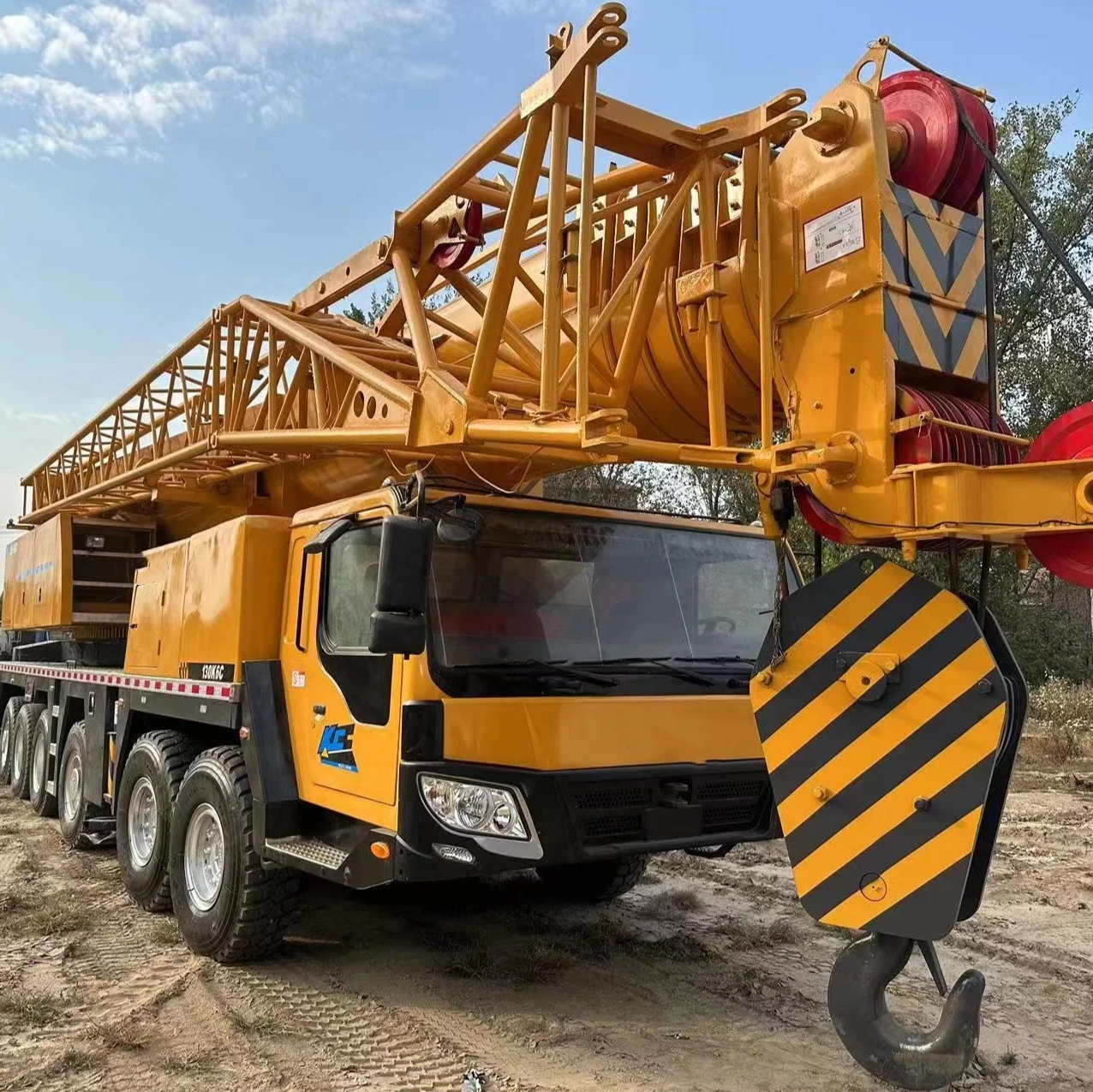 used Chinese Truck crane 100 ton truck crane QY130K used truck crane 130 ton for sale