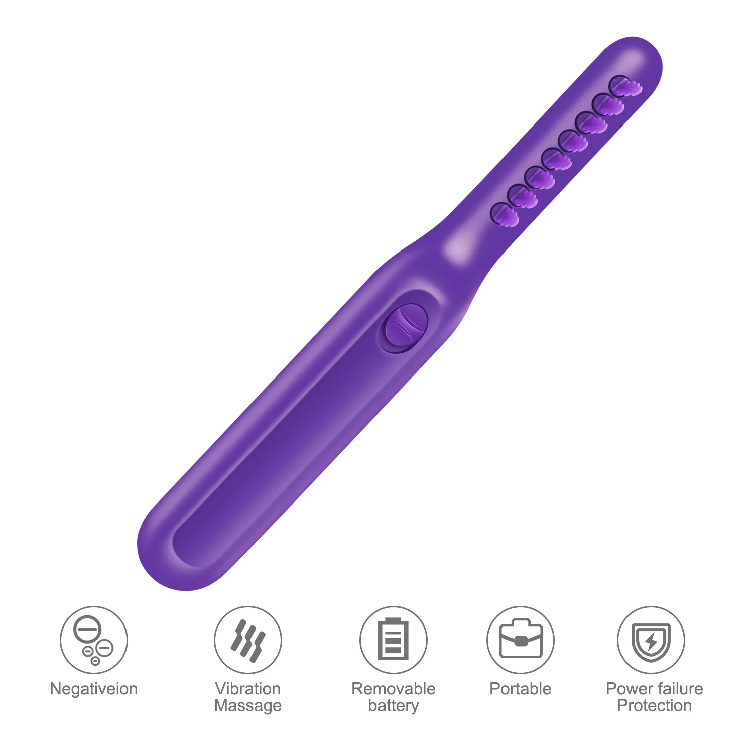 Electric detangling brush Electric Detangling Comb Wet Dry Dual Use Negative Ion Massage Comb Styling Tool for Long/Curly Hair