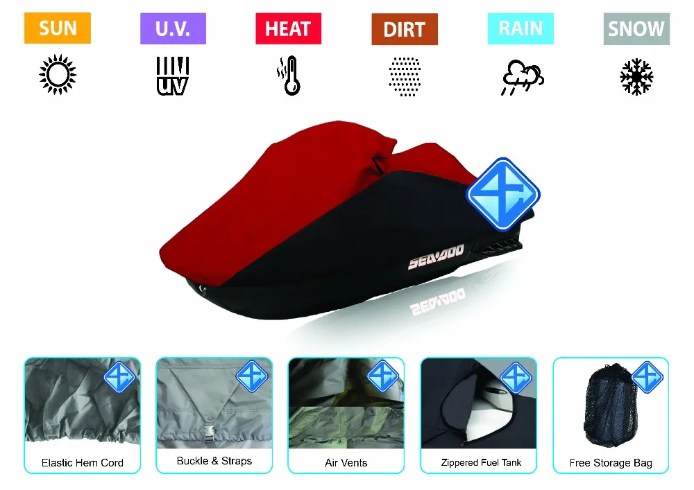 Waterproof UV Protection Jet Ski Cover