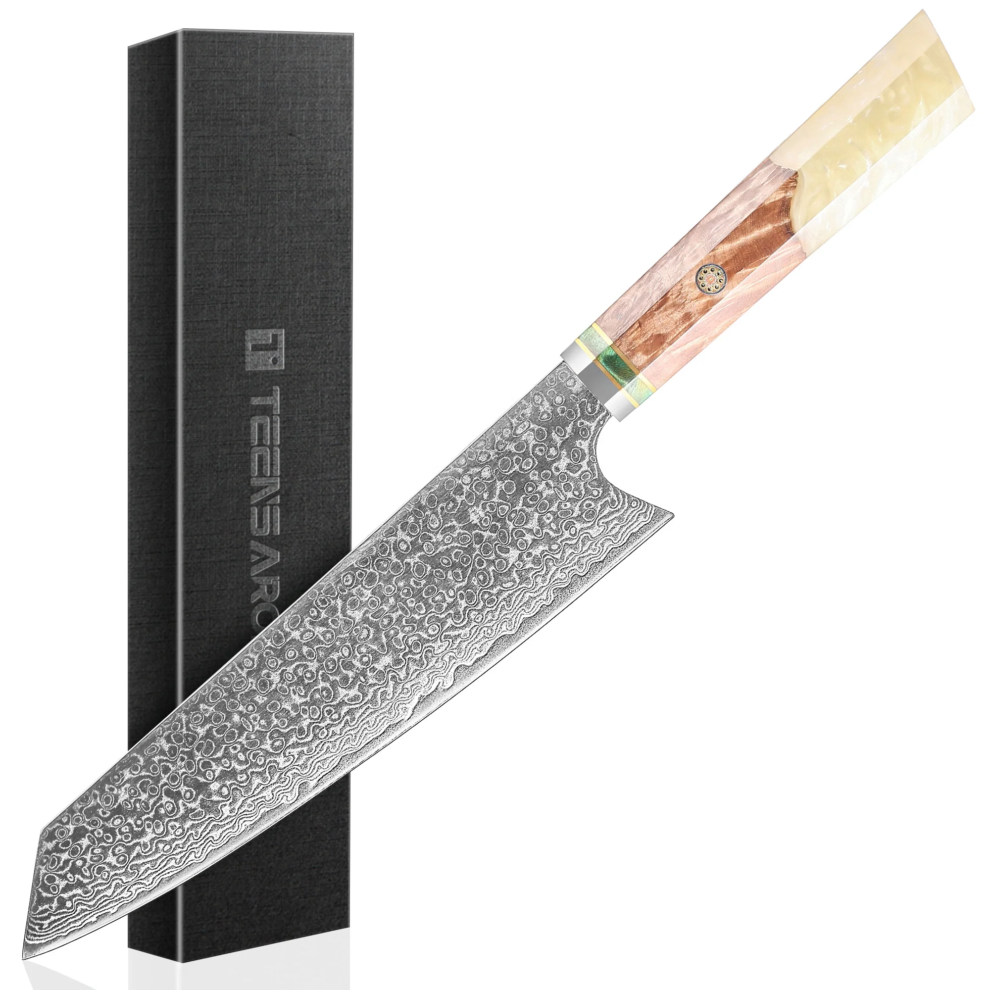 67 слоев дамасский стальной японский кухонный нож Kiritsuke для дома и кухни