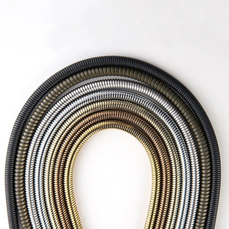 OEM ODM length material tubo flessibile per spruzzatori flexible plumbing hose luxury stainless steel shower hose