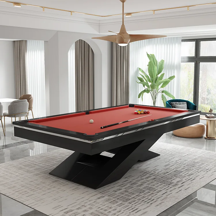 9Ft Luxury America Nine Ball Billiards Table Price Marble Solid Wood Frame Billiard Table Customization