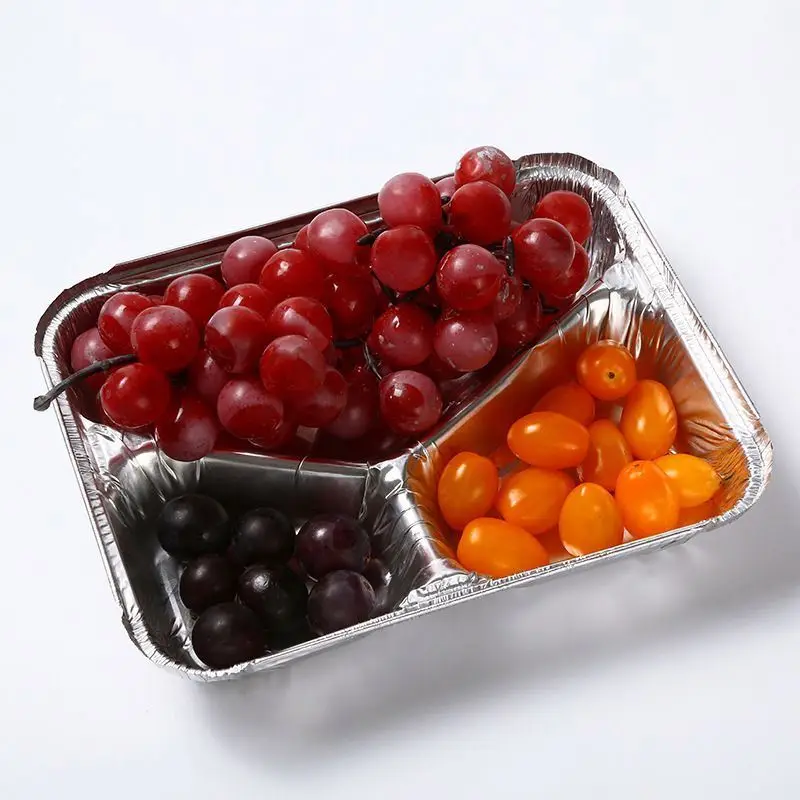 Wholesale Disposable OEM Logo Aluminium Foil For Food Packing Small Foil Tray Small Aluminium Foil Containers