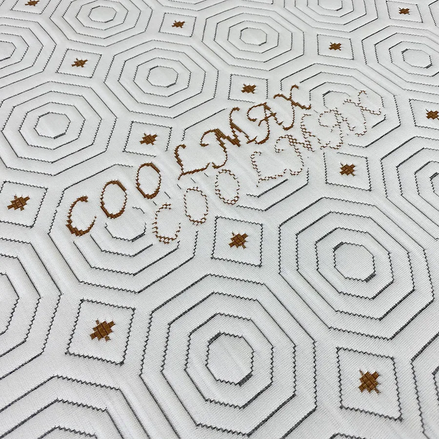 Functional Coolmax Quilted Knitted Mattress Ticking  Fabric Mattress Cover Fabric