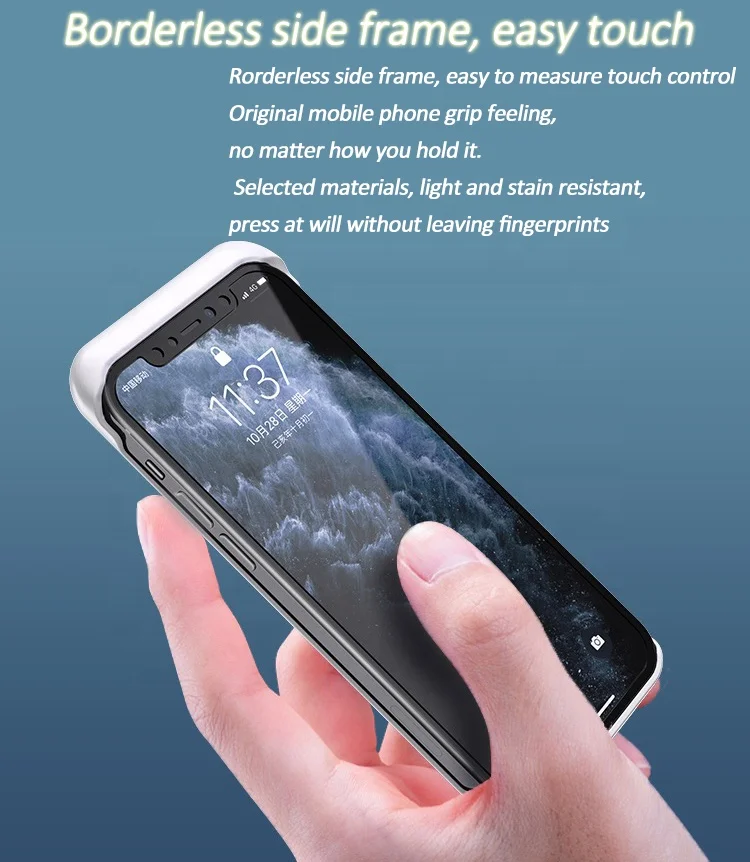 Hot Sale led selfie ring fill light cell phone case custom sublimation xr i11 12 13 pro max mobile phone case cover For iPhone