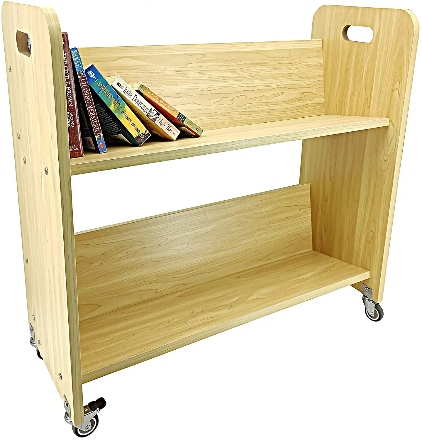 2022 Best Sell Magazine Rack Moving Rolling Storage Cart