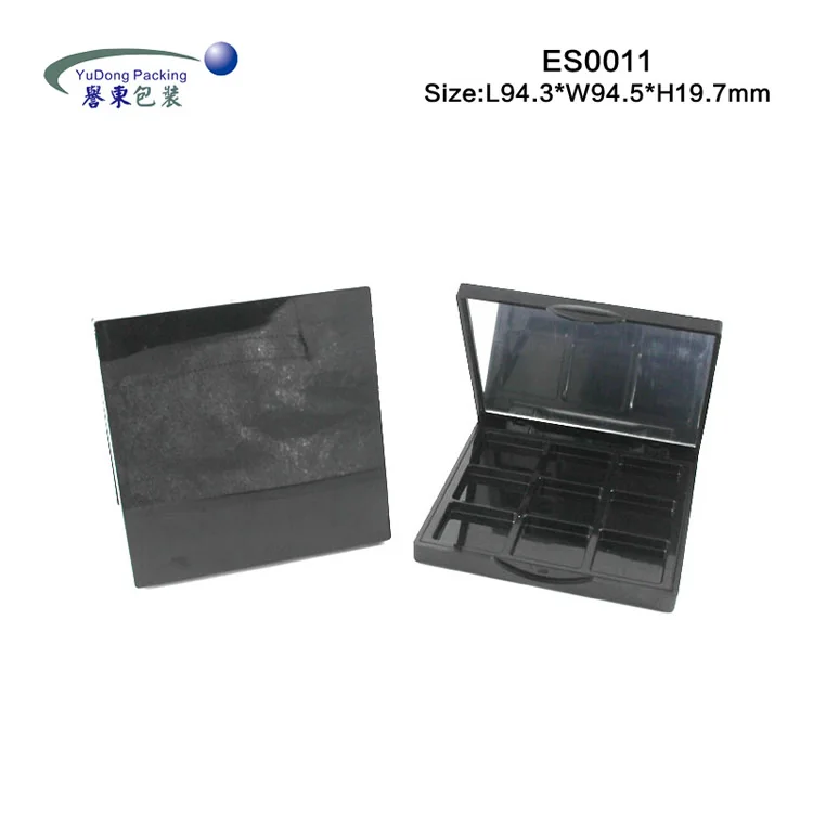 
Wholesale Newest 9 Color Empty Blush Case Square Eyeshadow Container 