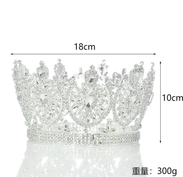 rhinestone round crown