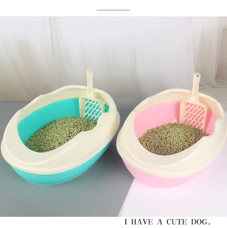 Cat supplies large special anti-spatter full semi-closed cat excrement basin kitten deodorizing cat toilet