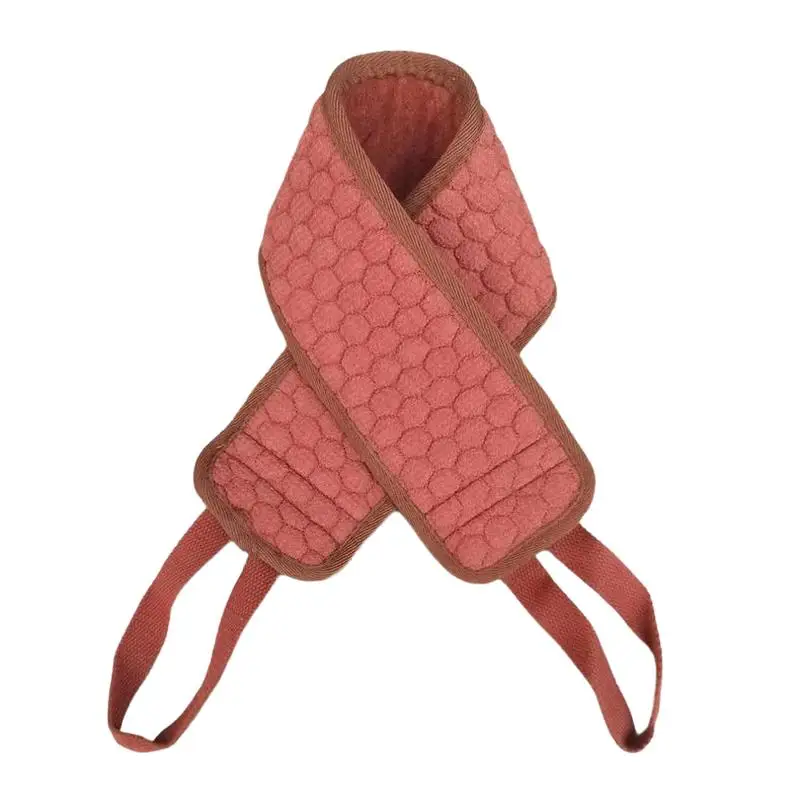 Bath Gloves Turkish Dead Skin Remover With Soap Body Double Sided Thermal Transfer Fingerless Jute And Olefin Bath Mitt