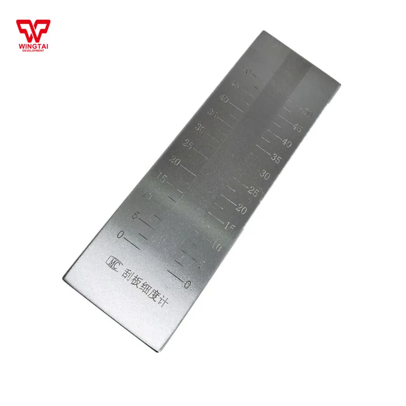 QXD (0--50) Paint Grindometer stainless steel Grind gauge Single Groove Grindometer