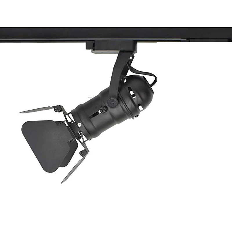 
4 Leaf Gu10 base 3wire 3w 5w 7w Spot light Mini BARN DOOR TRACK LIGHT FIXTURE 