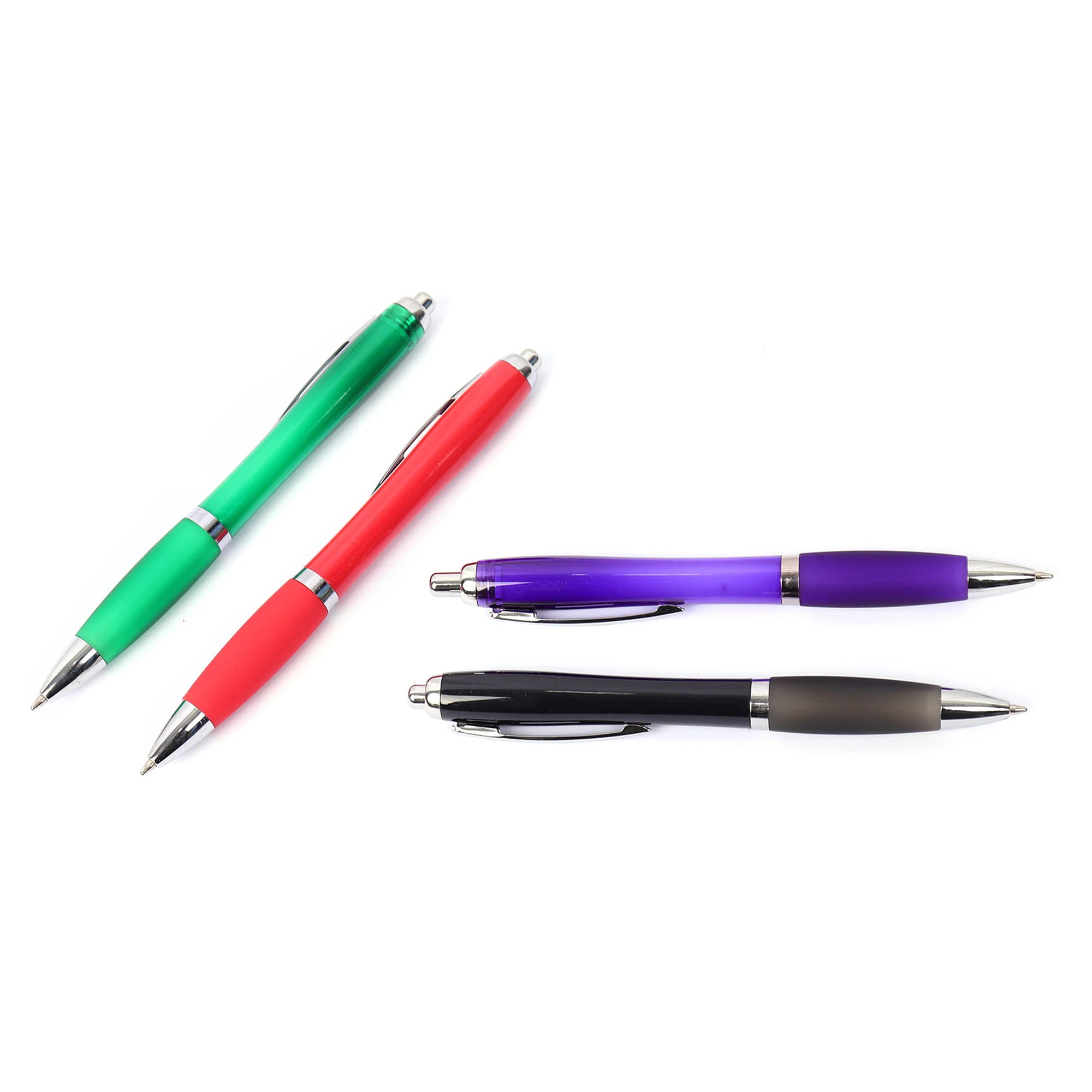 Factory direct sales of various ballpoint pens plastic office school supplies wholesale Multicolor pens Custom Logo