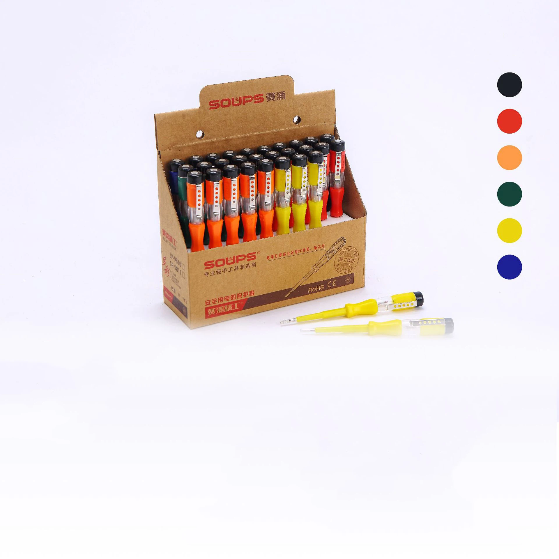 Ronix Electrical Test Voltage Pencil Multi-color Test Pen Tester Model RH- 2714 / RH-2718