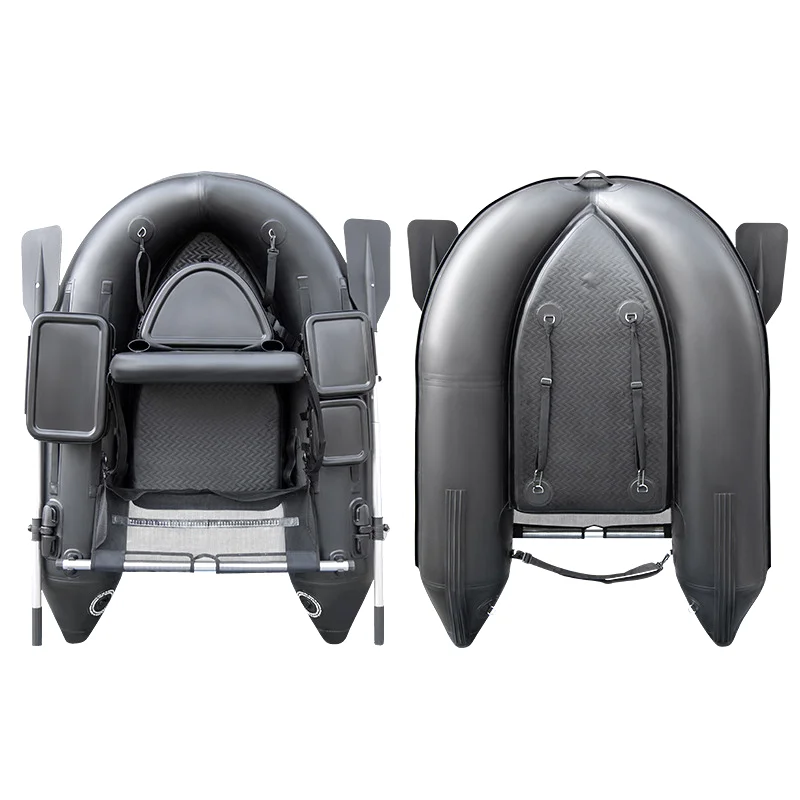 New design small single person pootoon fishing Inflatable board PVC float tube belly boat