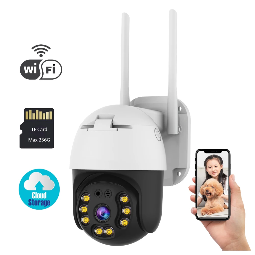 Camara De Surveillance Sans Fil System Smart IP 1080P Wireless Security CCTV Camera Cmos Sensor Network Camera