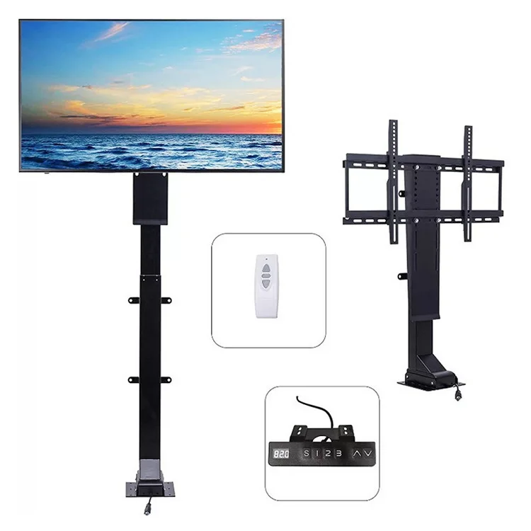 Крытый и открытый беспроводной пульт дистанционного управления Автоматическая регулируемая высота ТВ подъемная платформа подъемный механизм системы