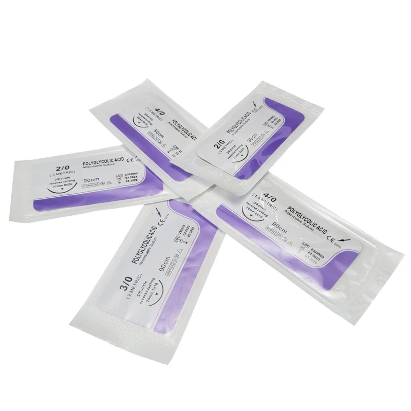 GooDoctor Veterinary Instruments Fils De Catgut Polydioxanone PGA Absorbable Suture for Pets