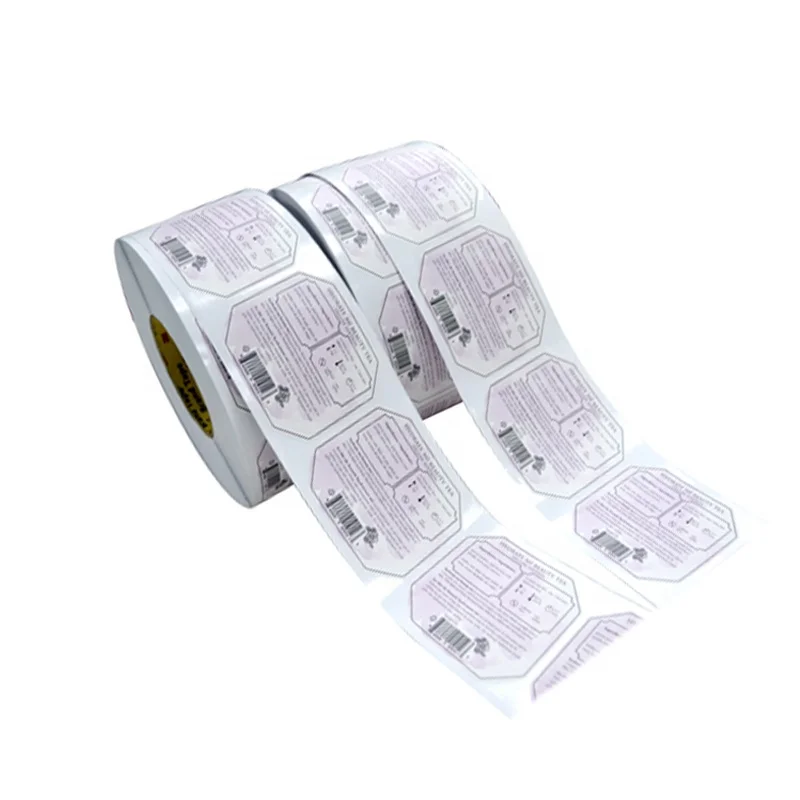 Oem Custom Brand Foil Die Cut Vinyl Strong Roll Self Adhesive Stickers