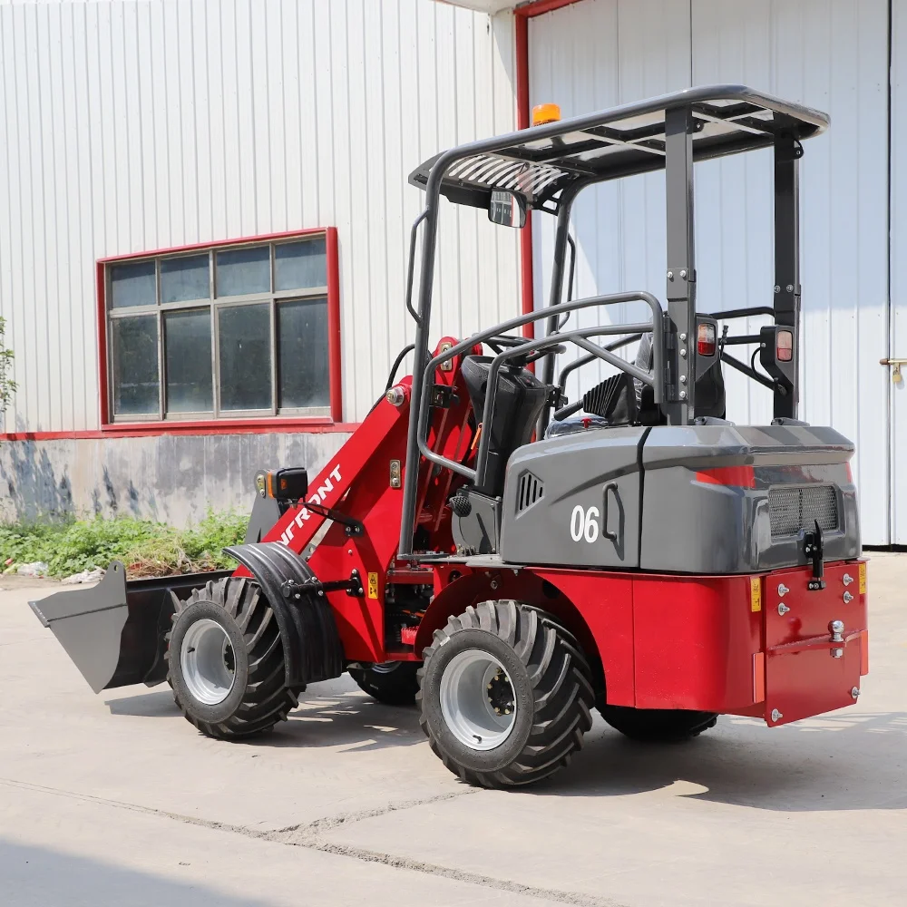 Full-Hydraulic mini Loader YFL06 Compact size construction earth-moving electric loader with cheap price