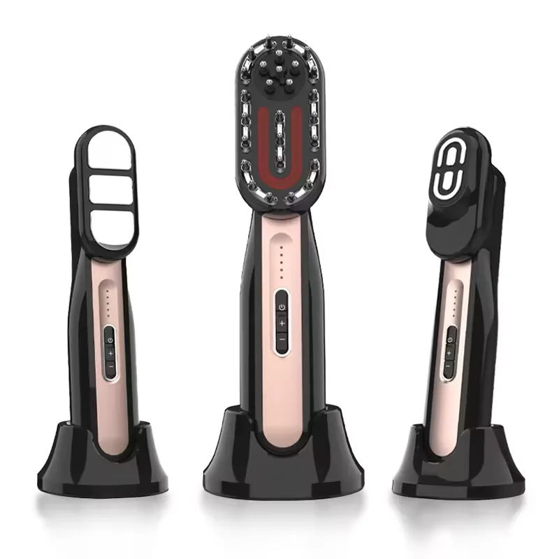 Phenitech 2024 EMS Functional Facial Body Massage Machine Hair Massager Comb