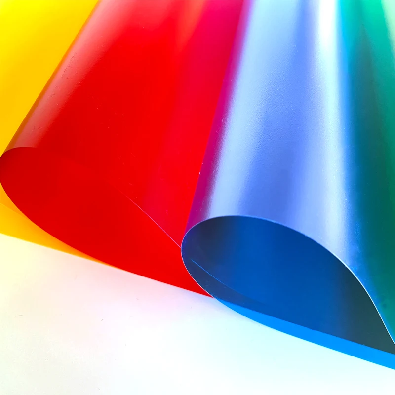 Индивидуальная прозрачная синяя ПВХ ацетатная обвязочная крышка A4