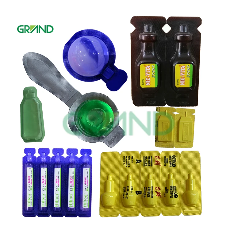 GGS-118P5 High accuracy automatic peristaltic pump plastic vials forming liquid filling sealing machine