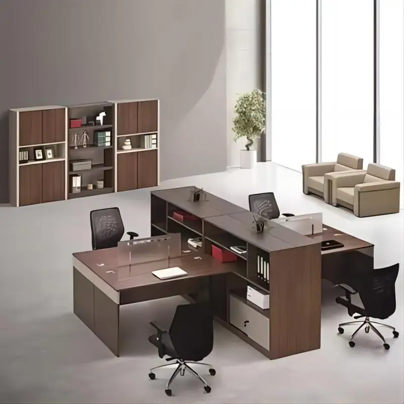Liyu furniture Economical Custom Design Excellent workstation Quality Modern table And Chair Combination Office Partitions