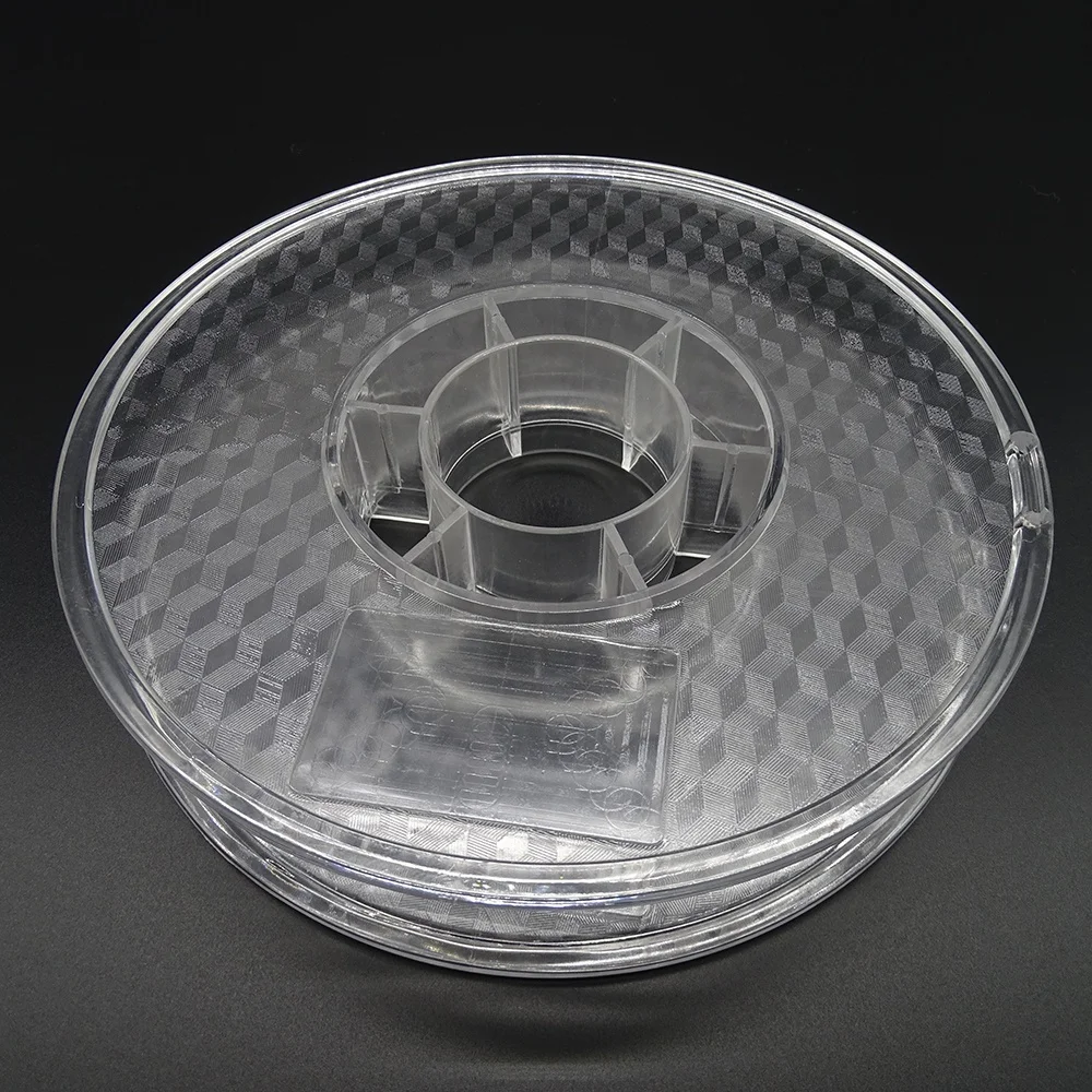 Китайские поставщики на заказ большие пустые прозрачные пластиковые катушки для продажи