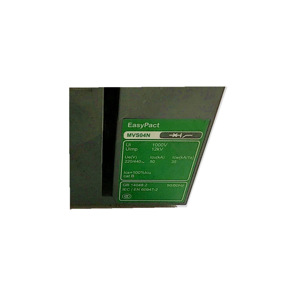 
MVS11001EasyPact MVS04N 400 A 3pole 4pole universal circuit br 