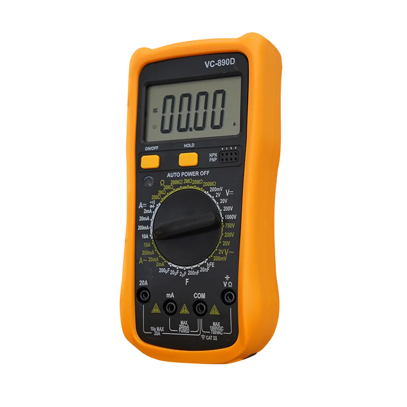 Портативный цифровой мультиметр Yangzi с ЖК-дисплеем, вольт, Ом, амперметр, Электрический тестер, мультитестер