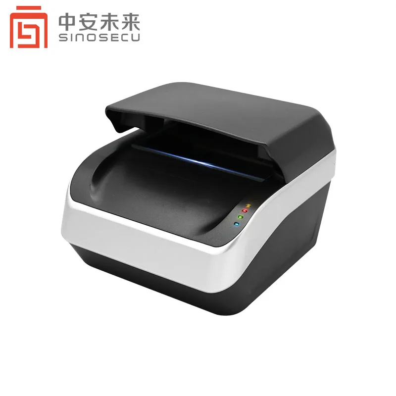 Sinosecu Electronic ID e-Passport nfc RFID MRZ OCR Passport biometric Reader for Hotel card kiosk and desk