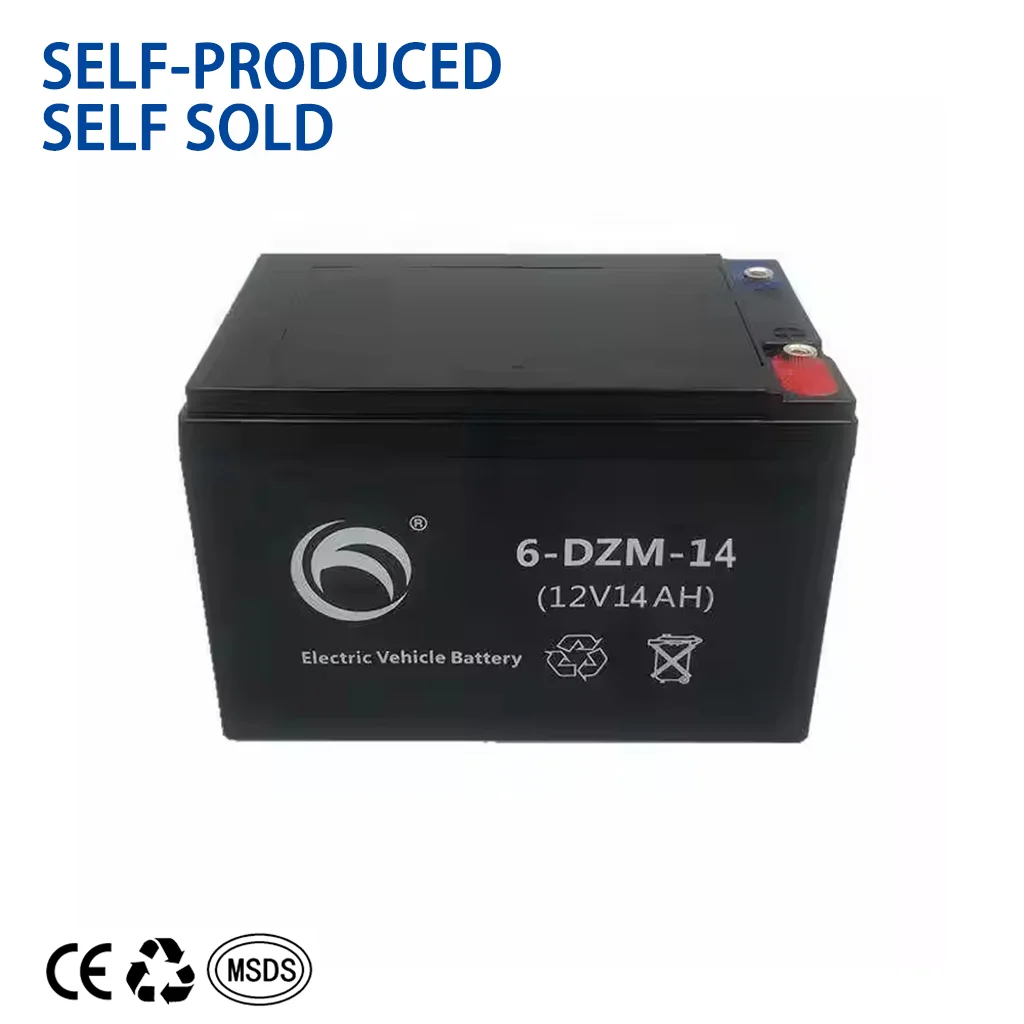 6DZF-14-12V 14AH аккумулятор для детского электромобиля Электрический скутер с глубоким циклом автомобиля