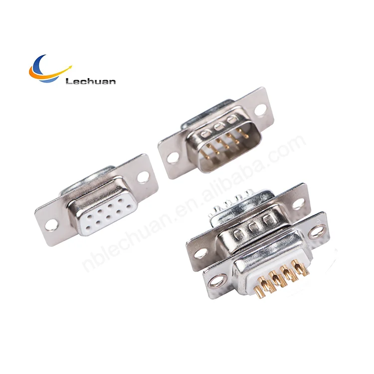 Male female D-SUB connector D Connector DB9 Solder type