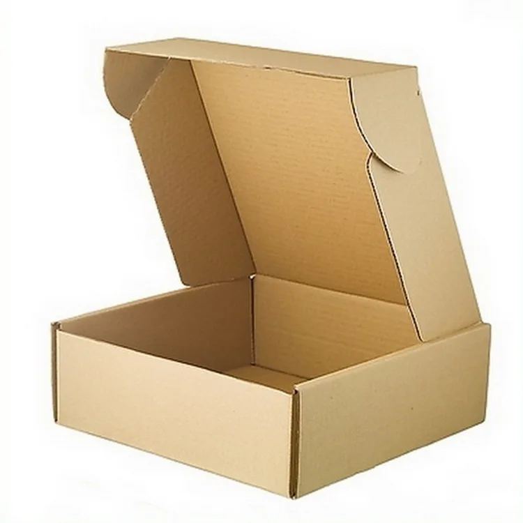 black printed E flute corrugated ROLL END TUCK TOP DUST FLAPS BOX