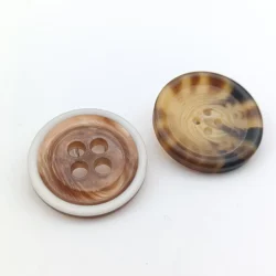 HLD Factory wholesale custom resin button 4 hole sewing button clothing accessories