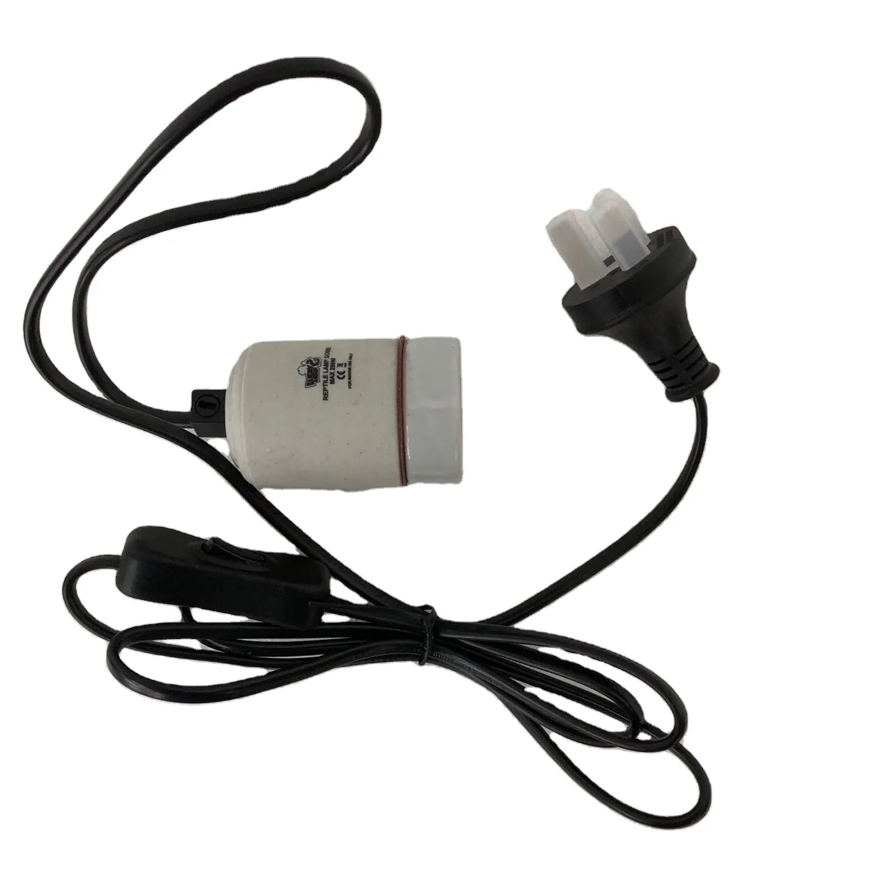 Lucky herp high quality E26 E27 ceramic light lamp holder for reptile bulb