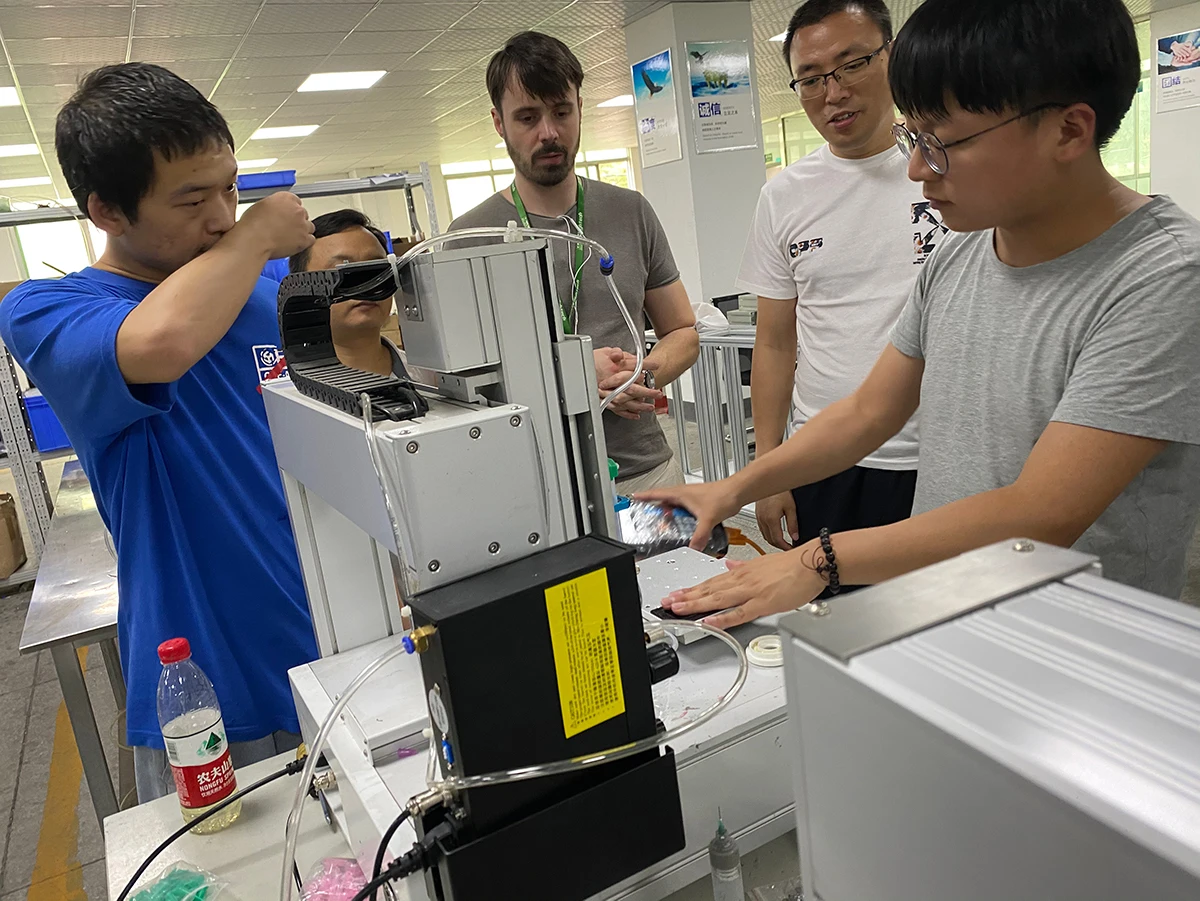 Automatic tin feeding machine constant temperature soldering iron tabletop multi function soldering machine Soldering Robot