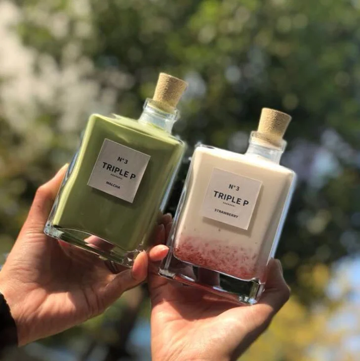 250ml high quality luxury liquid wine juice vodka glass bottle wine drinking jar with gold cork top